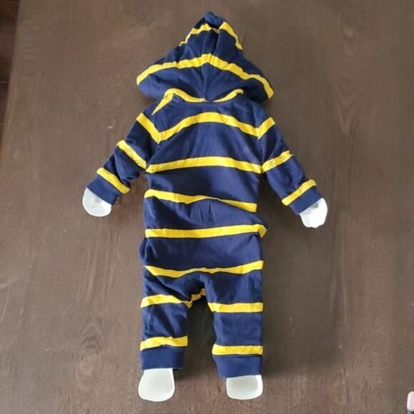 3 Months Ralph Lauren Jumper Jumpsuit Coveralls Hooded Hoodie INFANT BABY - Picture 12 of 12